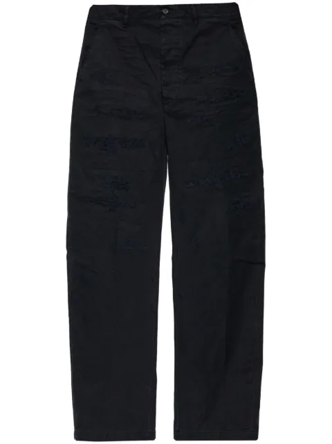DSQUARED2 ripped loose-fit trousers Blue S71KB0662S41794