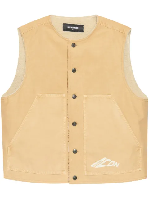 DSQUARED2 padded denim jacket Neutrals S79FB0013D35106