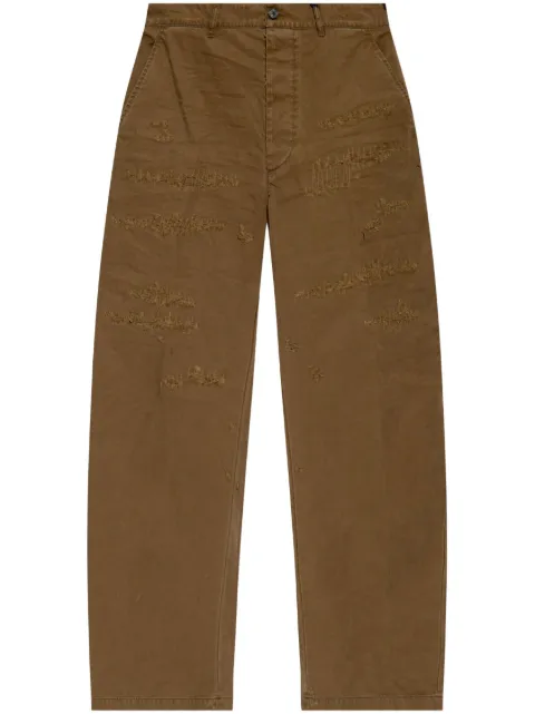 DSQUARED2 ripped loose-fit trousers Brown S71KB0662S41794