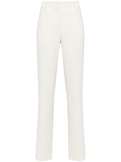 TOTEME low-waist slim trousers Neutrals 244WRB0220FB0296116