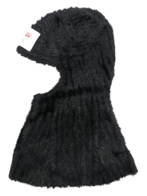 Charles Jeffrey Loverboy Fluffy Ears balaclava Black 041130801