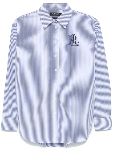 Lauren Ralph Lauren logo-embroidered shirt Blue 200932539