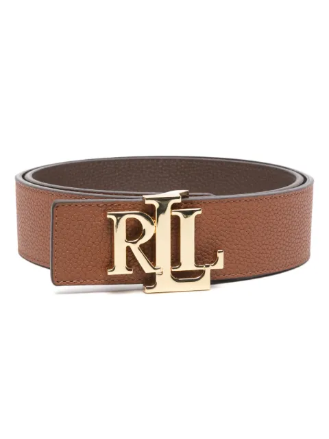Lauren Ralph Lauren logo-buckle belt Brown 412912040