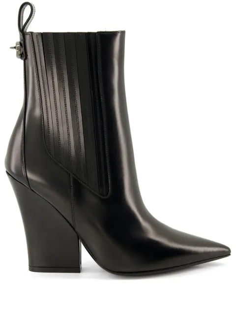 Valentino Garavani 105mm VLogo Lockette boots Black WS0KS9LQV