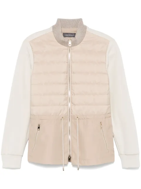 Lorena Antoniazzi panelled-design jacket Neutrals A2473PI22A3674