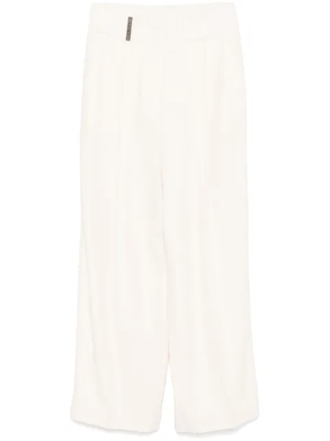 Peserico pleated straight-leg trousers Neutrals A04079D06753