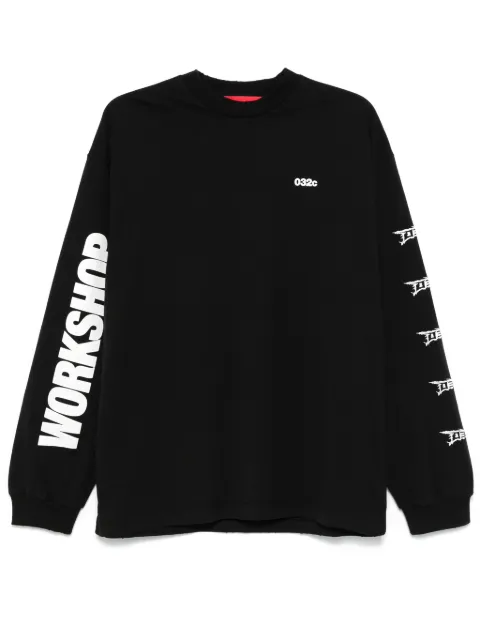 032c "Nerve Shatter" T-shirt Black F24URC0251050