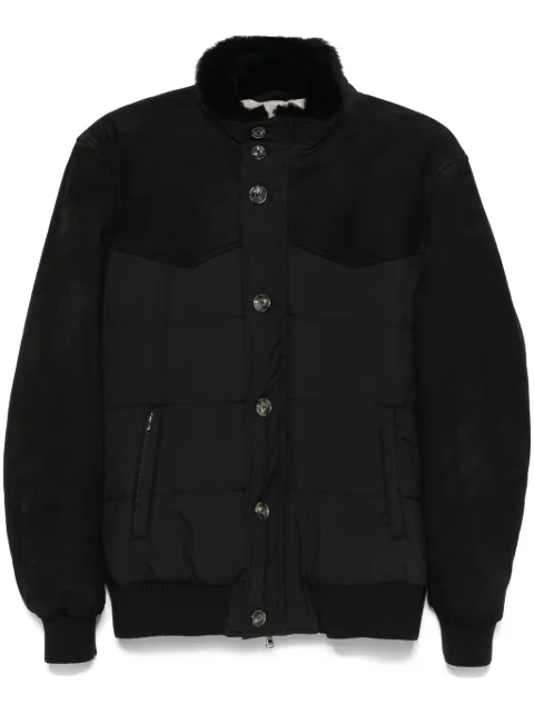 Barba mock-neck puffer jacket Black VARSITY43085