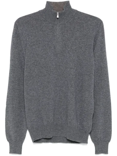 Barba Lupo Zip sweater Grey 5552615590