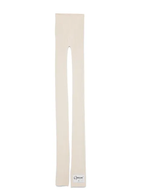 Coperni logo-patch scarf Neutrals COPSA01Y3003