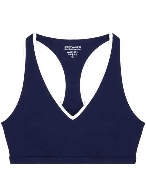 Sporty & Rich Runner Box sports bra Blue TO070503141BL32