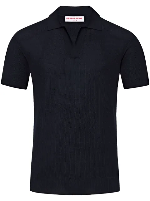 Orlebar Brown Horton piqué polo shirt Blue 279623