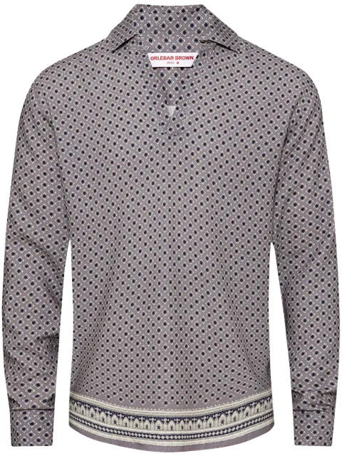 Orlebar Brown Ridley Solmio shirt Blue 279655