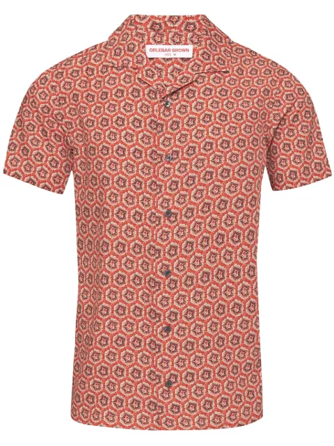 Orlebar Brown Hibbert Roseate shirt Red 279657