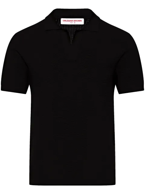 Orlebar Brown Roddy polo shirt Black 279628