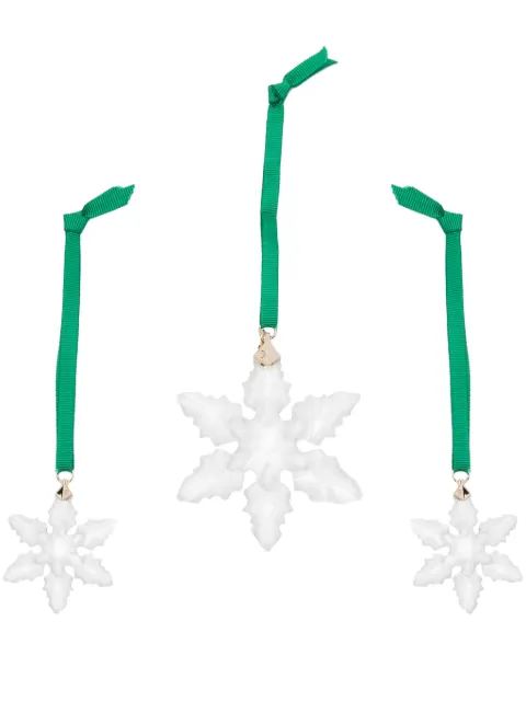 Swarovski 2024 ornament (set of three) White 5674317