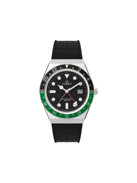 TIMEX Q Timex GMT 38mm Black TW2W57500