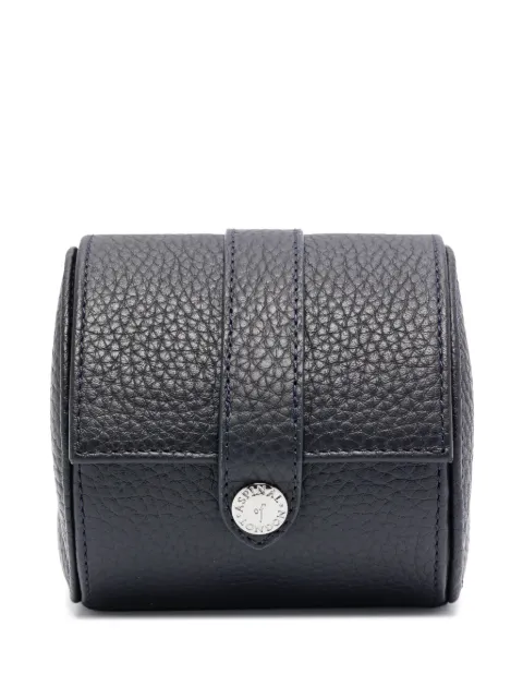 Aspinal Of London leather watch roll Blue 021168910550000