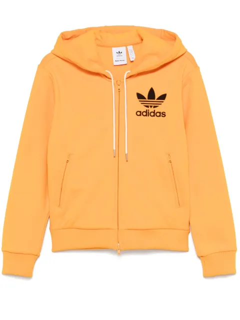 adidas x Wales Bonner logo-flocked hoodie Orange JJ2938ORANGE