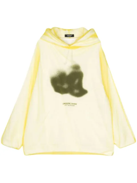 Undercover tulle hoodie White UC1D18011