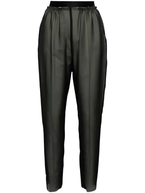 Undercover layered tapered trousers Black UC1D15032