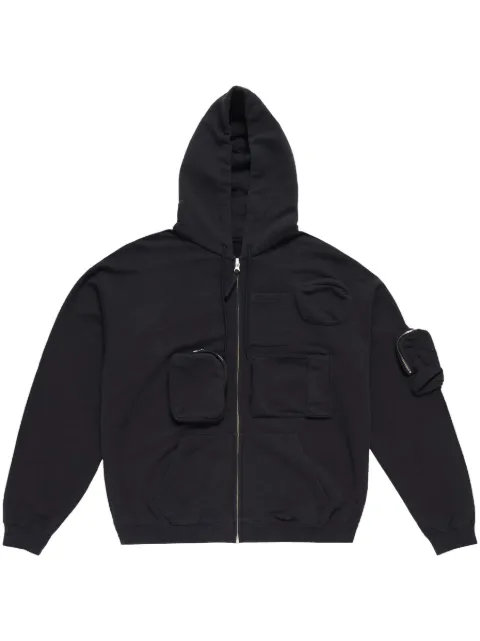 MM6 Maison Margiela cargo-pockets "Black" hoodie Black SH0HG0003M25003