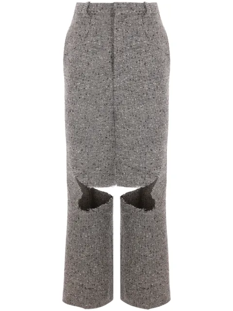 Niccolò Pasqualetti Eolico skirt trousers Grey NPP002DFTM