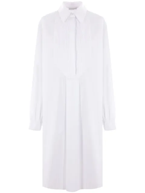 Niccolò Pasqualetti Plastra shirtdress White NPD072SCOP
