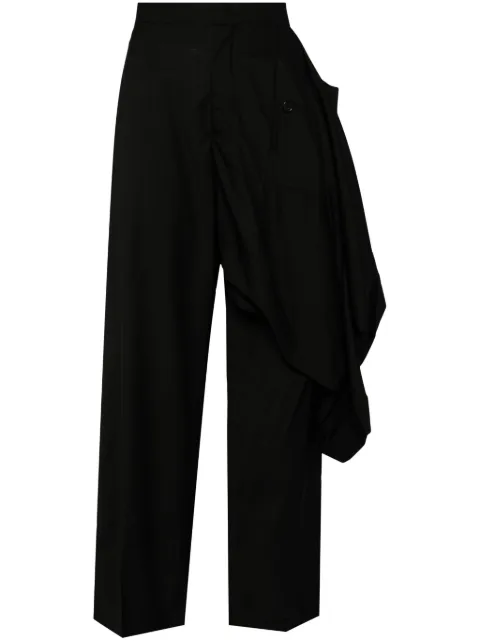 Undercover panel detailing trousers Black UC1C1512