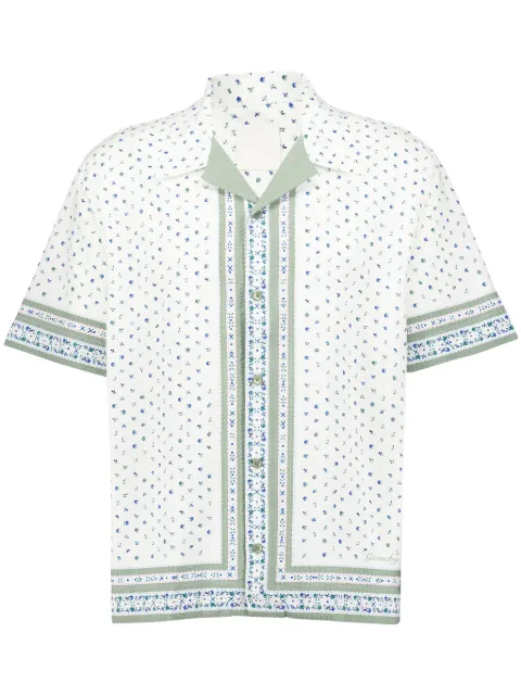 Givenchy floral-print shirt White BM611015N2