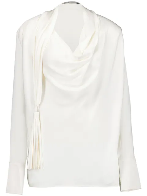 Stella McCartney tassel draped top White 6T02033BU370
