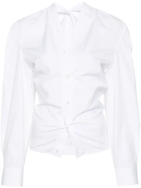 ALAINPAUL poplin shirt White S2WSH03