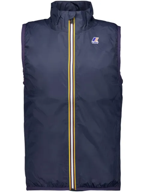 K-Way logo-print gilet Blue K00BDF0