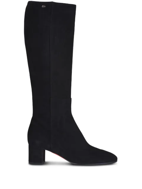 Santoni 50mm leather boots Black WSCB59611HI2NMGDN01