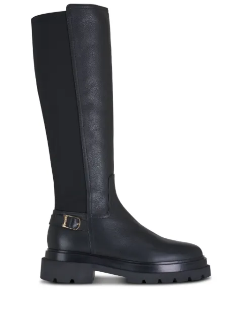 Santoni leather boots Black WSEI71065GOMTYION01