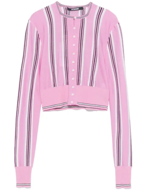 Jacquemus Le Cardigan Spiaggia Pink 243KN5072414043