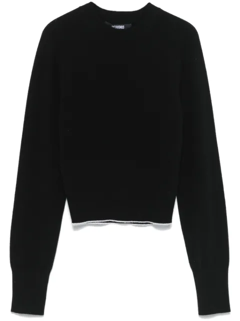 Jacquemus La Maille Soglia sweater Black 243KN5472001990