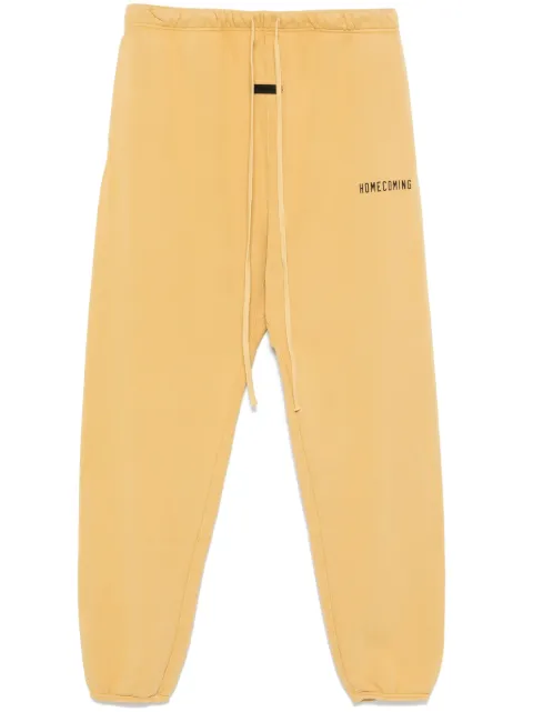 FEAR OF GOD ESSENTIALS drop-crotch track pants Yellow 130BT244453F