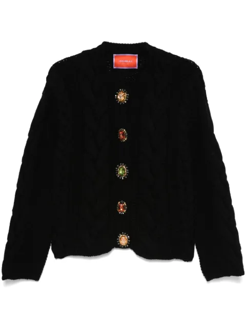 La DoubleJ Portrait cardigan Black PUL0211KNI120VA271BL01
