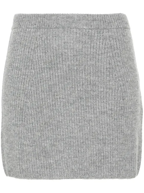 Sportmax ribbed-knit mini skirt Grey 2522306012600
