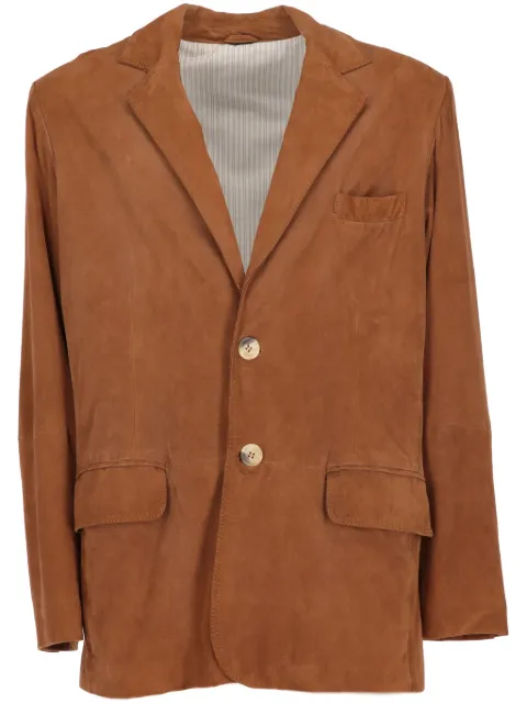 A.N.G.E.L.O. Vintage Cult 1990s suede blazer Brown ANG390PF