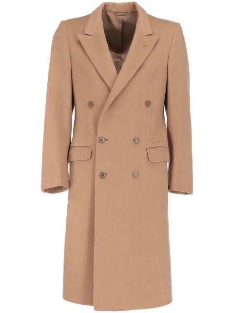 A.N.G.E.L.O. Vintage Cult 1970s pre-owned double-breasted coat Neutrals ANG490PD