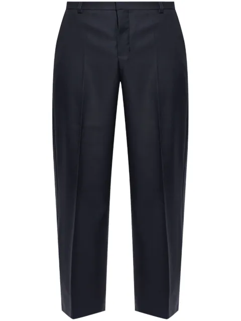 AMI Paris virgin-wool tailored trousers Blue HTR423WV0053