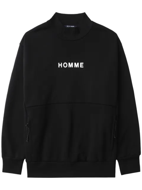 Comme des Garçons Homme logo-print sweatshirt Black HNT007051