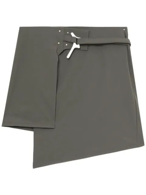 HELIOT EMIL asymmetric wrap skirt Green HEW12023DG23