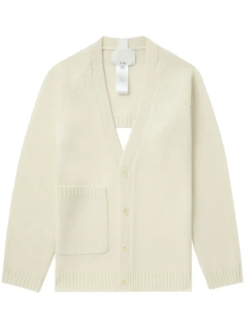Tibi wool cardigan Neutrals F124LN6510