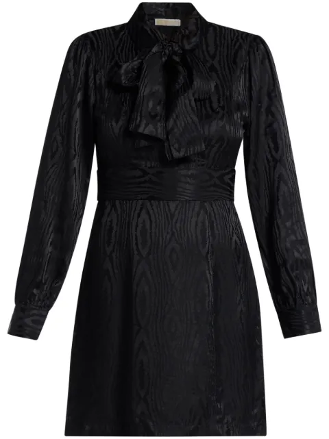 Michael Kors bow-detail mini dress Black MF482JFF03