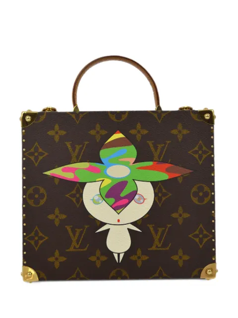 Louis Vuitton Pre-Owned x Takashi Murakami 1990-2000 jewelry box handbag Brown M92475