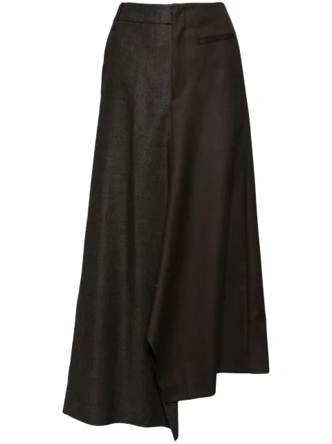 JNBY spliced skirt Brown 5O8D13850