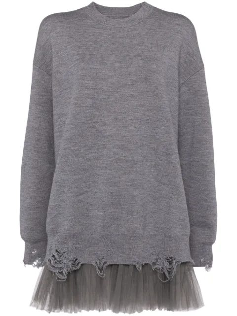 JNBY long-sleeved sweater dress Grey 5O9G14050